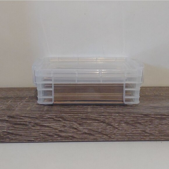 Football Trading Cards Plastic Container with snap lids lot of 10 - Picture 7 of 16